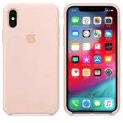 Apple Silicone Case for iPhone XS (pink sand) 1