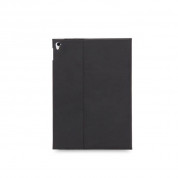 Knomo Leather Wrap Folio Case - луксозен кожен (естествена кожа) кейс и поставка за iPad Pro 9.7 (черен) 2