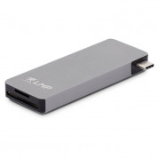 LMP Basic USB-C to SD/Micro SD, 3 USB Adapter - 3-портов USB 3.0 хъб и SD/Micro SD слот (тъмносив) 1