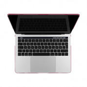 Artwizz Rubber Clip Case - качествен предпазен кейс за MacBook Pro 13 Touch Bar и без Touch Bar (2016 и по нов) (червен) 9