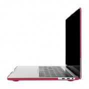 Artwizz Rubber Clip Case - качествен предпазен кейс за MacBook Pro 13 Touch Bar и без Touch Bar (2016 и по нов) (червен) 7