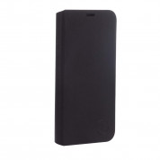 JT Berlin Folio Case - хоризонтален кожен (веган кожа) калъф тип портфейл за iPhone XR (черен) 1
