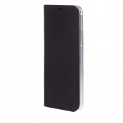 JT Berlin Folio Case - хоризонтален кожен (веган кожа) калъф тип портфейл за iPhone XR (черен) 2
