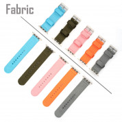 4smarts Fabric Wrist Band - текстилна каишка за Apple Watch 38мм, 40мм (сив) 3