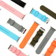 4smarts Fabric Wrist Band - текстилна каишка за Apple Watch 38мм, 40мм (сив) 1