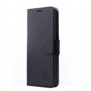 JT Berlin LeatherBook Kreuzberg Case - хоризонтален кожен (естествена кожа) калъф тип портфейл за Huawei Mate 20 Pro (черен) 1