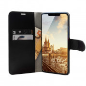 JT Berlin LeatherBook Kreuzberg Case - хоризонтален кожен (естествена кожа) калъф тип портфейл за Huawei Mate 20 Pro (черен) 3