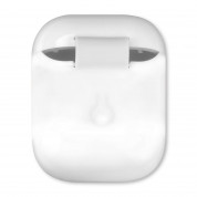 4smarts Wireless Charging Case - предпазен калъф за безжично зареждане за Apple Airpods (бял) 2