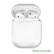 4smarts Wireless Charging Case - предпазен калъф за безжично зареждане за Apple Airpods (бял) 4