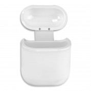 4smarts Wireless Charging Case - предпазен калъф за безжично зареждане за Apple Airpods (бял)