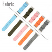 4smarts Fabric Wrist Band - текстилна каишка за Apple Watch 42мм, 44мм (светлосин) 1