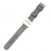 4smarts Fabric Wrist Band - текстилна каишка за Apple Watch 42мм, 44мм (сив)