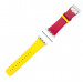 4smarts Leather Duett Wrist Band - кожена каишка за Apple Watch 38мм, 40мм (жълт-червен) 1