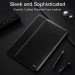 ESR Premium Intelligent Leather Case - кожен калъф и поставка за iPad Pro 11 (2018) (черен) 2