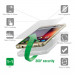 4smarts 360° Protection Set - тънък силиконов кейс и стъклено защитно покритие за дисплея на Samsung Galaxy J4 Plus (прозрачен) 2