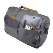 Case Logic Lodo Satchel Travel Bag LODB-115GRA - елегантна чанта с дръжки и презрамка за MacBook Pro 15 и лаптопи до 15.6 инча (тъмносив) 6