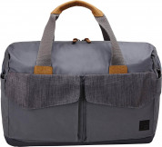 Case Logic Lodo Satchel Travel Bag LODB-115GRA - елегантна чанта с дръжки и презрамка за MacBook Pro 15 и лаптопи до 15.6 инча (тъмносив) 5