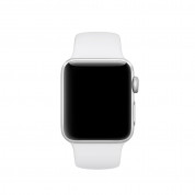 Apple Sport Band M/L - оригинална силиконова каишка за Apple Watch 42мм, 44мм (бял) (bulk) 2