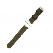 4smarts Fabric Wrist Band - текстилна каишка за Apple Watch 42мм, 44мм, 45мм (зелен)