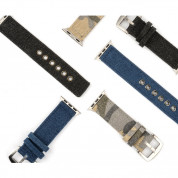 4smarts Cotton Wrist Band - памучна каишка за Apple Watch 38мм, 40мм (син) 1