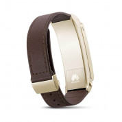 Huawei TalkBand B2 Wireless Activity Tracking Wristband + Bluetooth Earpiece (Works with UP) - Gold/Leather  3