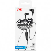 JVC Gumy In-Ear Bluetooth Earphones - безжични спортни блутут слушалки за мобилни устройства (черен) 1