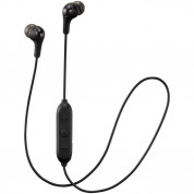 JVC Gumy In-Ear Bluetooth Earphones - безжични спортни блутут слушалки за мобилни устройства (черен)