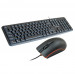 Infapower Wired Combo Full Size USB Keyboard and Mouse - комплект клавиатура и мишка за Mac и PC (черен)  1