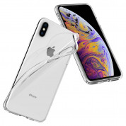 Spigen Liquid Crystal Case - тънък силиконов (TPU) калъф за iPhone XS Max (прозрачен)  3