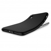 Spigen Liquid Air Case - силиконов (TPU) калъф с висока степен на защита за iPhone XS Max (черен)  4