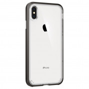 Spigen Neo Hybrid Case Crystal - хибриден кейс с висока степен на защита за iPhone XS Max (прозрачен-сив) 1