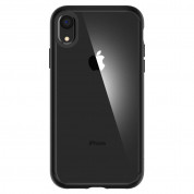 Spigen Ultra Hybrid Case - хибриден кейс с висока степен на защита за iPhone XR (черен-прозрачен) 1