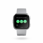 Fitbit Versa (NFC) - умен фитнес часовник с известия и следене на дневната и нощна активност на организма за iOS, Android и Windows Phone (сив-сребрист) 4