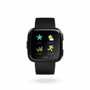 Fitbit Versa (NFC) - умен фитнес часовник с известия и следене на дневната и нощна активност на организма за iOS, Android и Windows Phone (черен) 4