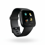 Fitbit Versa (NFC) - умен фитнес часовник с известия и следене на дневната и нощна активност на организма за iOS, Android и Windows Phone (черен) 5