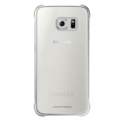 Samsung Protective Clear Cover EF-QG920BSEGWW - оригинален кейс за Samsung Galaxy S6 (прозрачен-сребрист)(bulk)