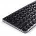 Satechi Wired Aluminum Keyboard with Numeric Keypad - качествена алуминиева жична клавиатура за Mac (тъмносив) 5