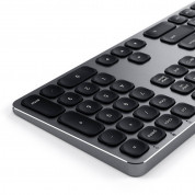 Satechi Wired Aluminum Keyboard with Numeric Keypad - качествена алуминиева жична клавиатура за Mac (тъмносив) 3