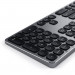 Satechi Wired Aluminum Keyboard with Numeric Keypad - качествена алуминиева жична клавиатура за Mac (тъмносив) 4