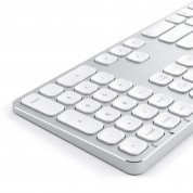 Satechi Wired Aluminum Keyboard with Numeric Keypad - качествена алуминиева жична клавиатура за Mac (сребрист) 3
