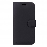 Case FortyFour No.11 Case - кожен калъф с поставка за Huawei Mate 20 Pro (черен)