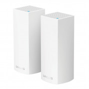 Linksys Velop AC4400 Intelligent Mesh WiFi System, Tri-Band - интелигентна мрежова WiFi (рутер) система (2 броя) (бял)