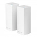 Linksys Velop AC4400 Intelligent Mesh WiFi System, Tri-Band - интелигентна мрежова WiFi (рутер) система (2 броя) (бял) 1