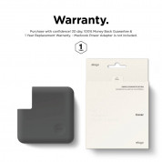 Elago MacBook Charger Cover - силиконов калъф за MagSafe 2 60W и Apple USB-C 61W захранвания (тъмносив) 7