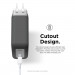Elago MacBook Charger Cover - силиконов калъф за MagSafe 2 60W и Apple USB-C 61W захранвания (тъмносив) 5