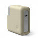 Elago MacBook Charger Cover - силиконов калъф за MagSafe 2 85W и Apple USB-C 87W и 96W захранвания (бял) 1