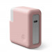 Elago MacBook Charger Cover - силиконов калъф за MagSafe 2 85W и Apple USB-C 87W и 96W захранвания (розов) 1