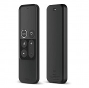 Elago R2 Slim Case - удароустойчив силиконов калъф за Apple TV Siri Remote (черен)