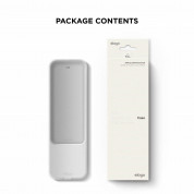 Elago R2 Slim Case - удароустойчив силиконов калъф за Apple TV Siri Remote (бял-фосфоресциращ) 6