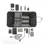 4smarts BUSINESS Set Case - органайзер за захранване, кабели, слушалки и други аксесоари (сив)